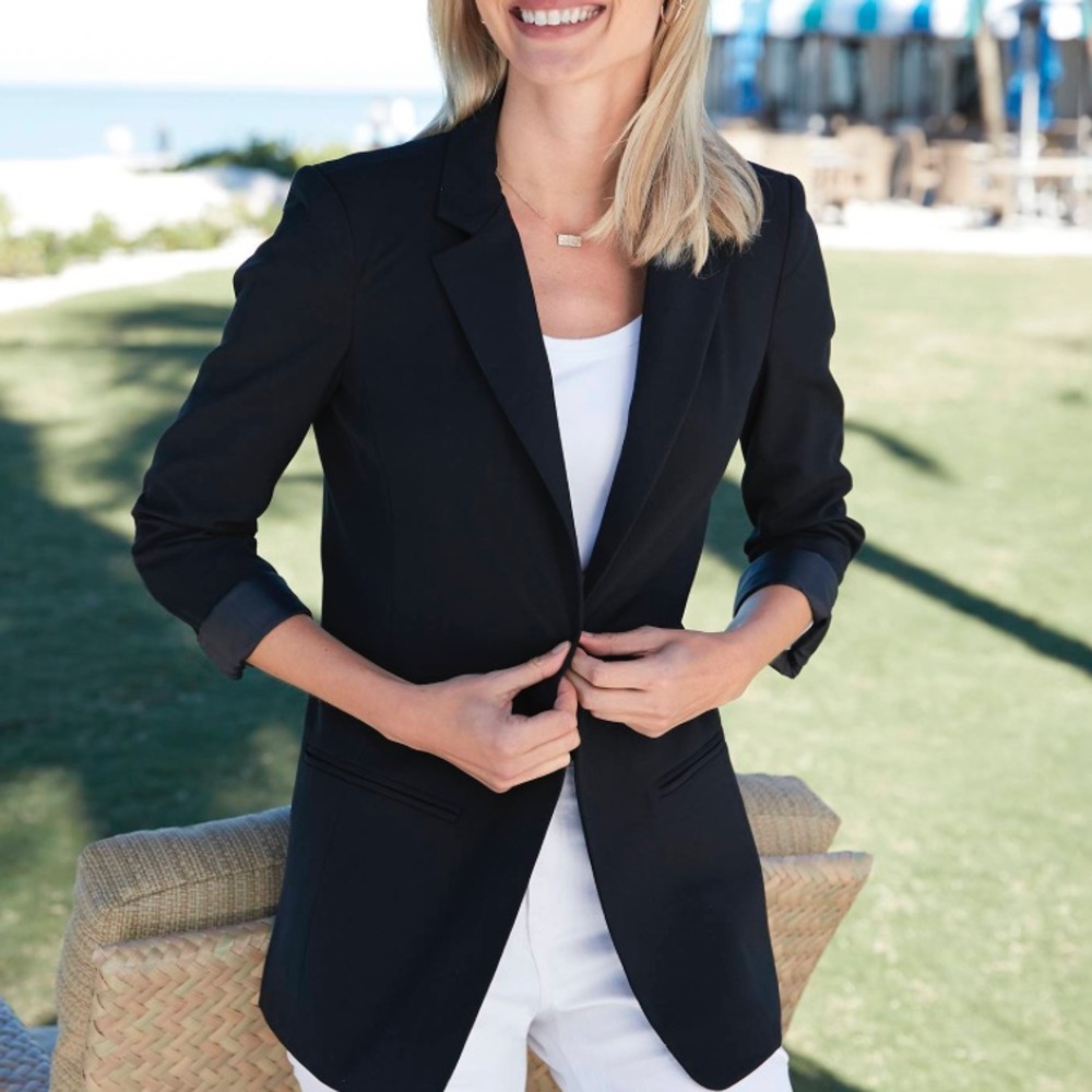 Chadwicks Classic Black Blazer